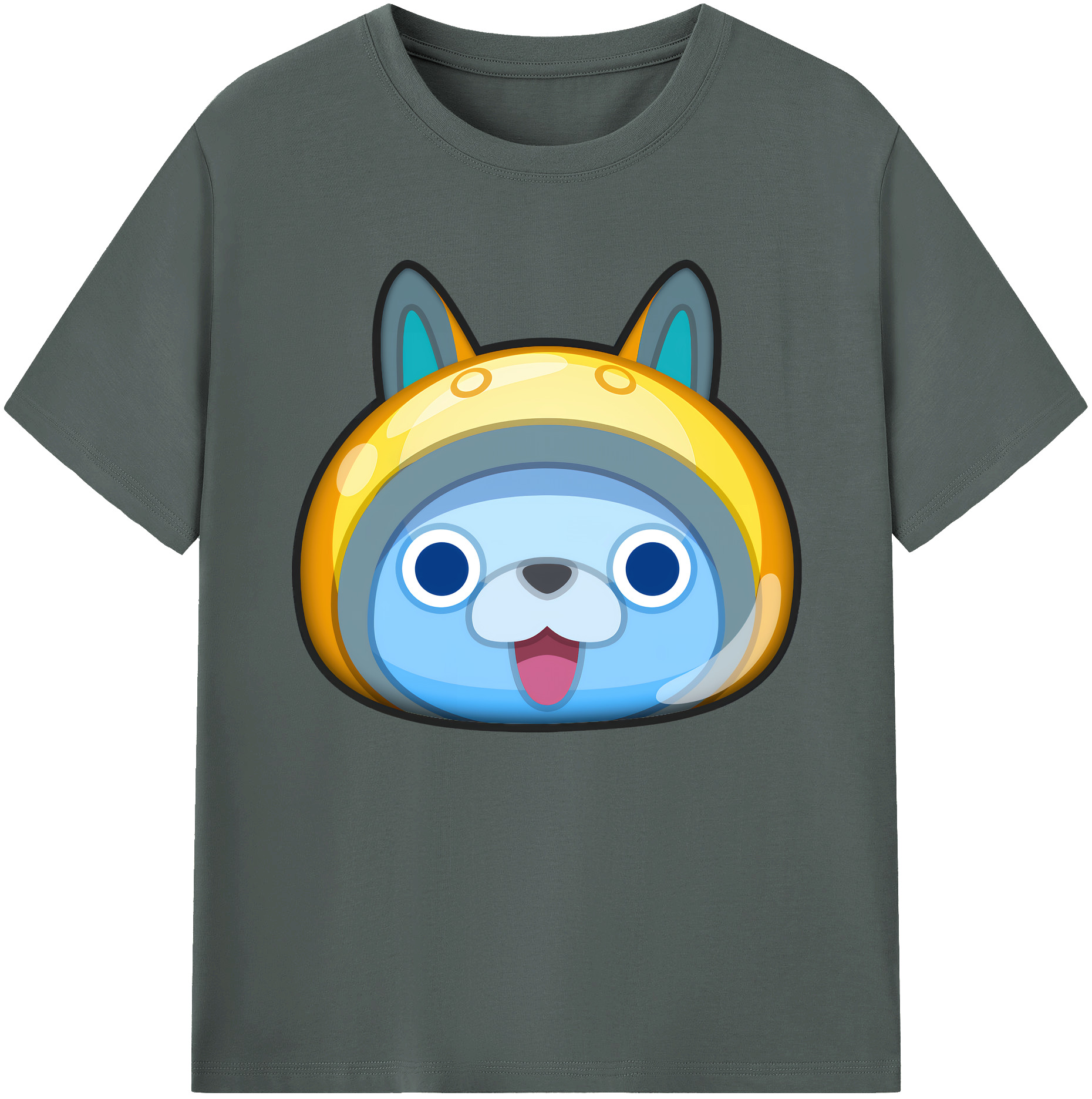 （画像用） 妖怪ウォッチ Yo-kai Watch 綿100％ メンズ半袖Tシャツ｜肌触りやわらか＆通気性